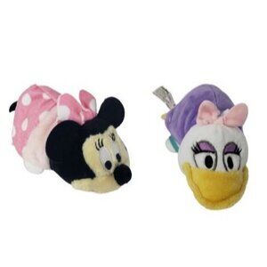 Disney Flipazoo Daisy to Minnie Mouse 5"  Stuffed Plush 2 in 1 plush small NWOT